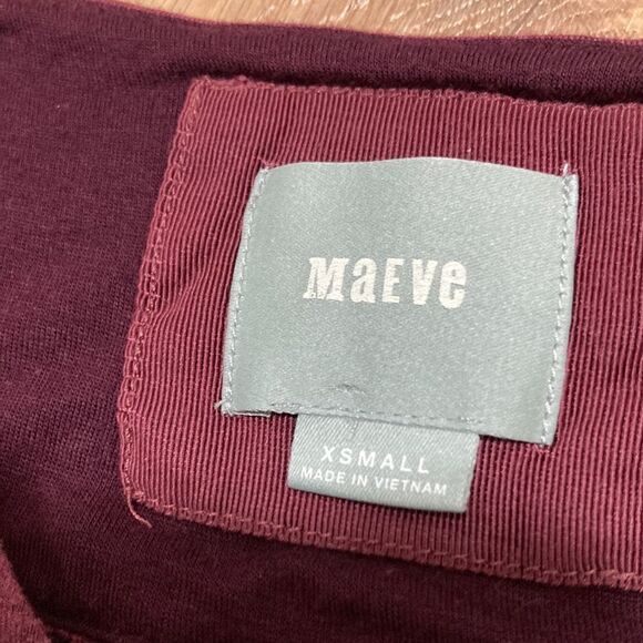 Anthropologie Maeve berry dress-XS - Picture 8 of 12